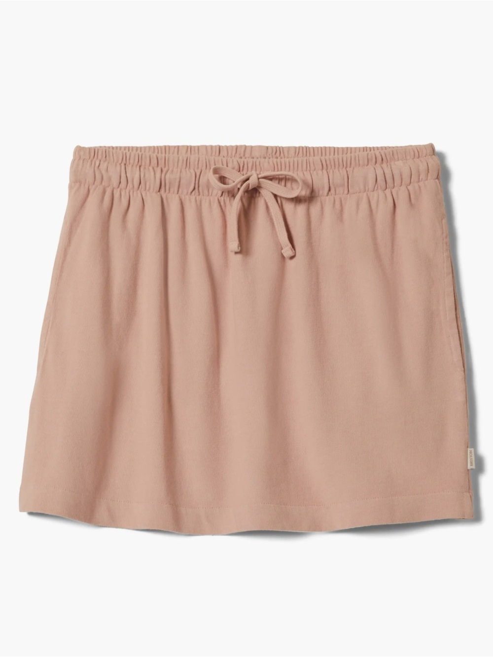Brixton Drawstring 100% Organic Cotton Skirt - Dusty Rose